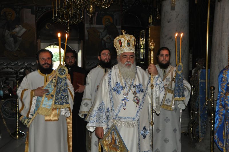 Πανήγυρις τῆς Κοιμήσεως τῆς Ὑπεραγίας Θεοτόκου στήν Ἱερά Μονή Εἰκοσιφοινίσσης